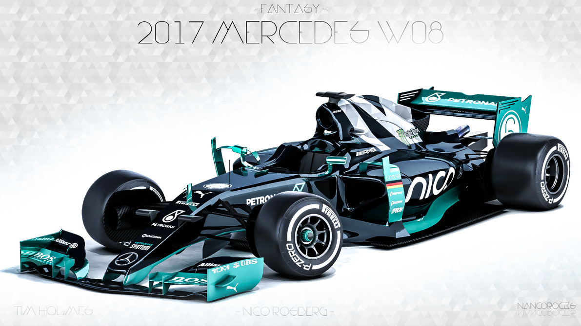 Mercedes W08 Nico Rosberg By Nancorocks