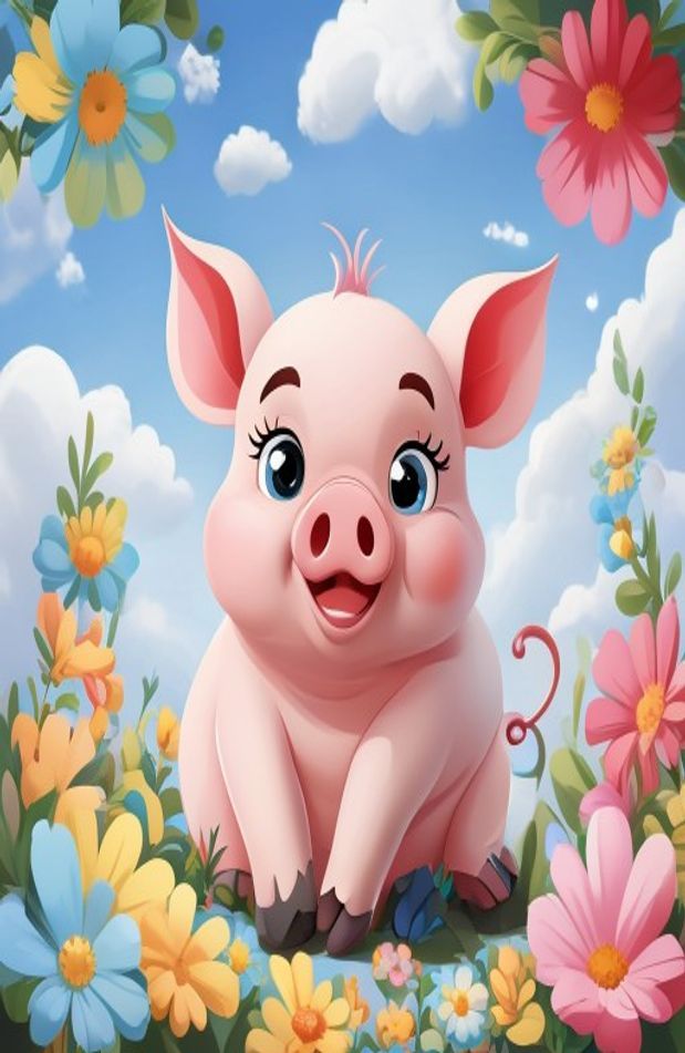 Cute Pig Wallpaper