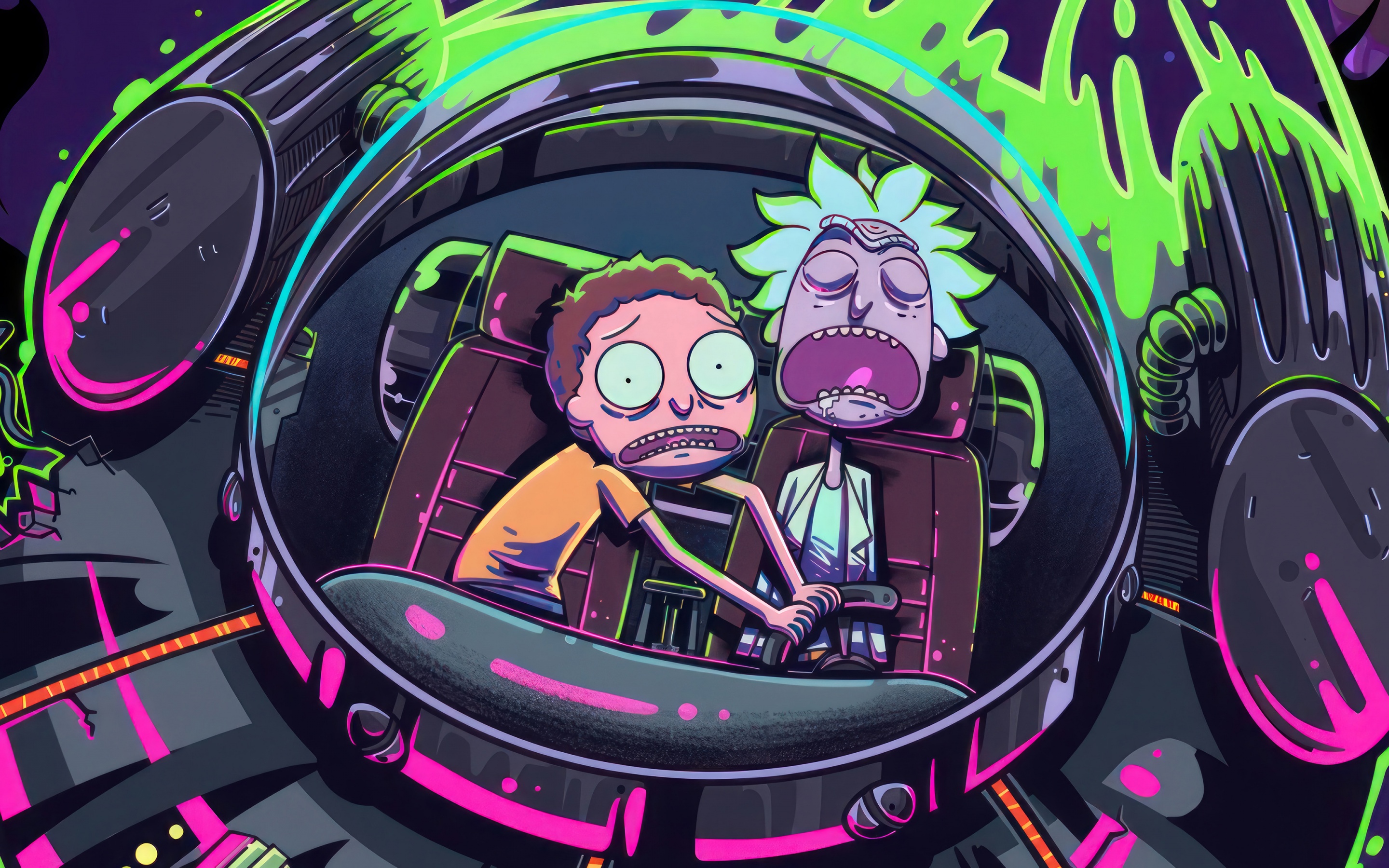 Rick And Morty Wallpaper 4k Illustration Sanchez