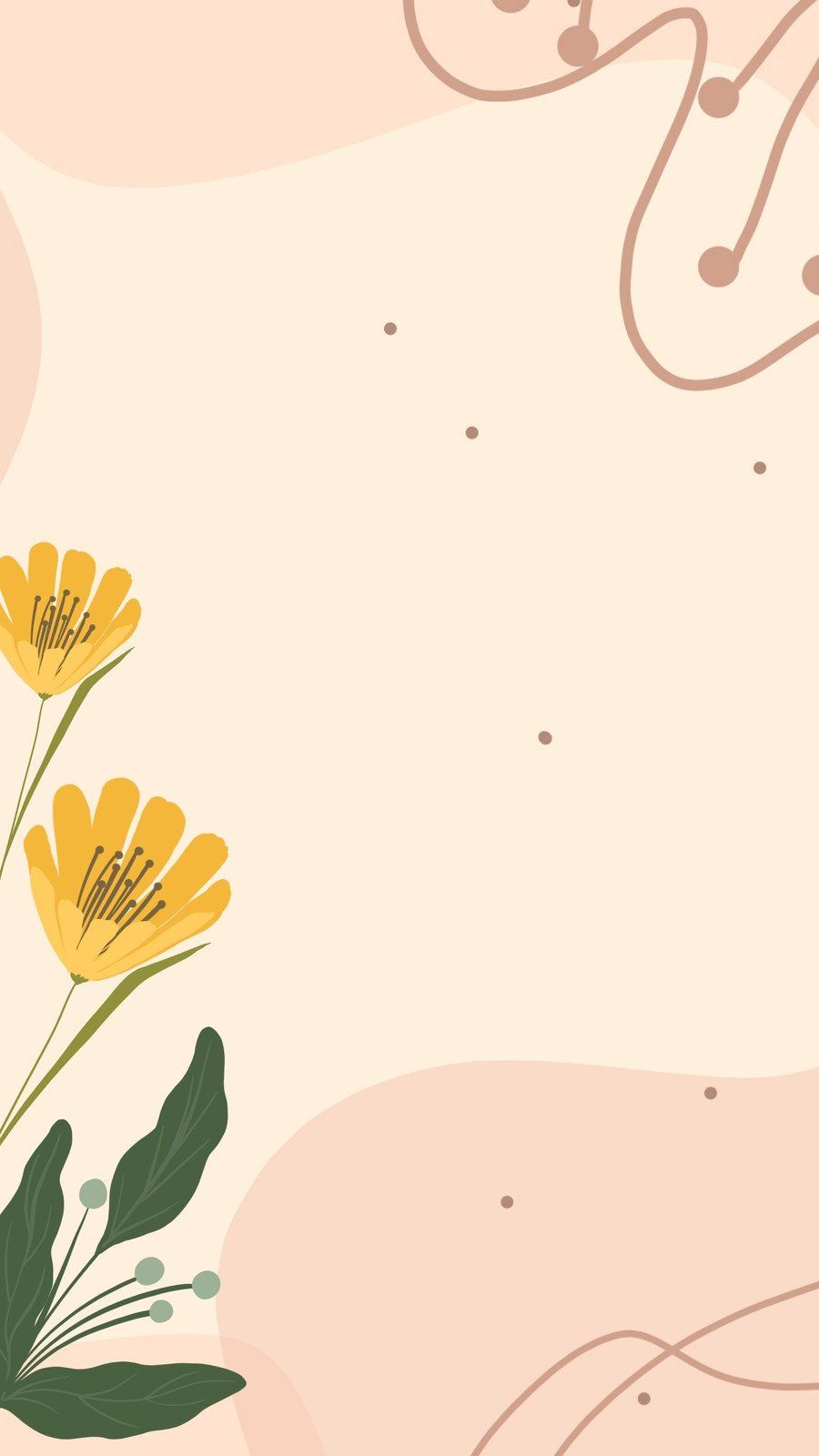 Pastel Yellow Aesthetic Wallpaper