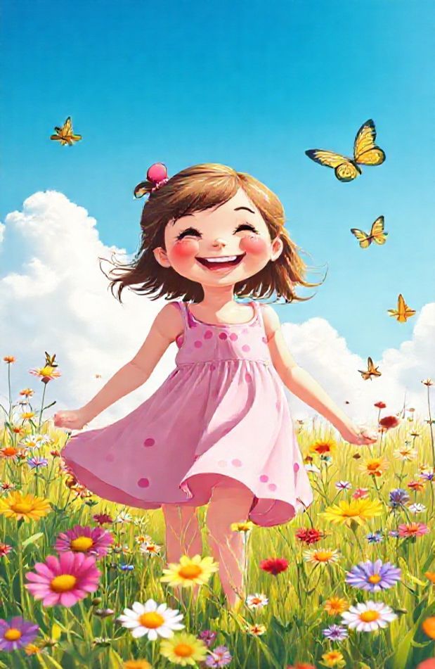 Happy Girl Wallpaper