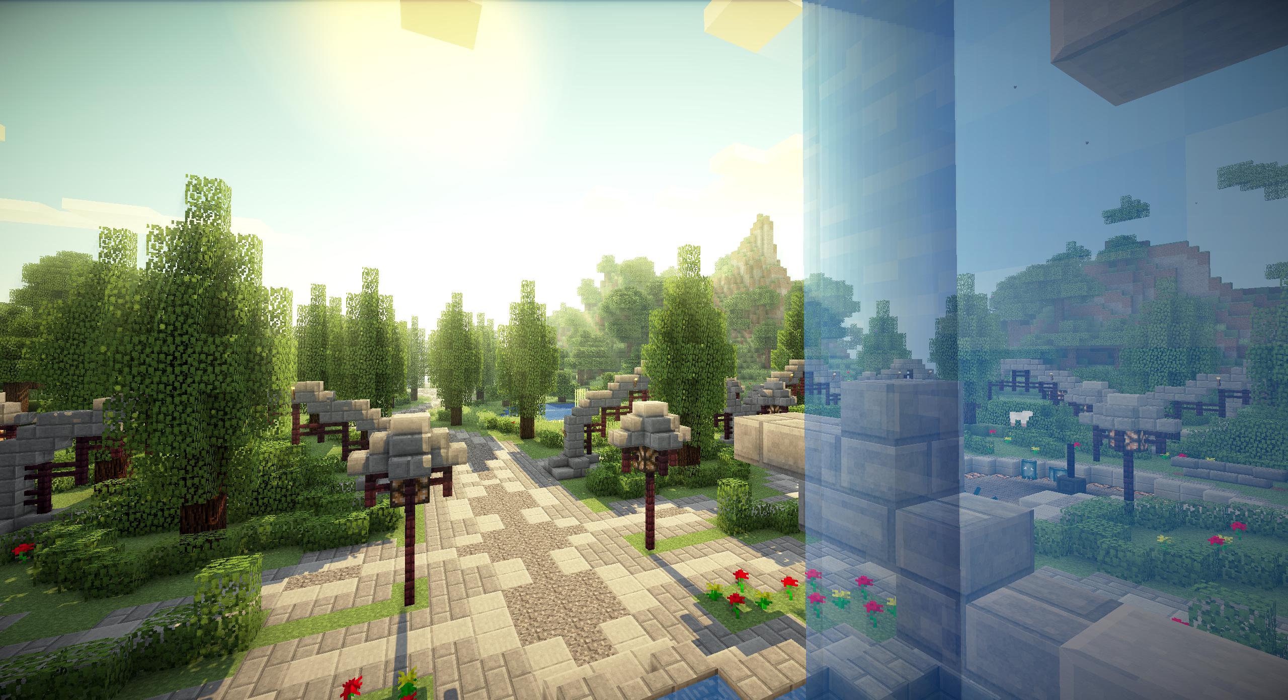Minecraft Survival Games Background Shaders Game With And Some