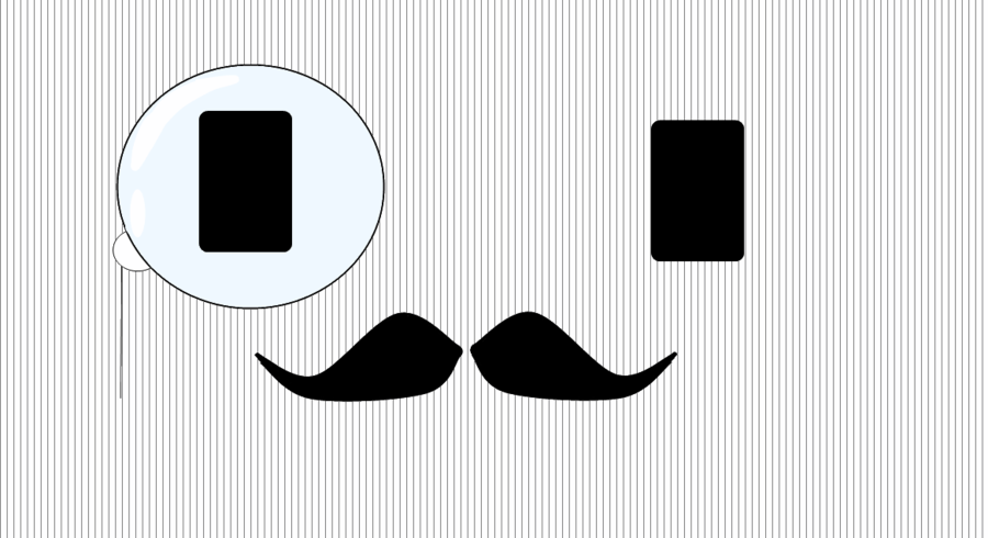 Mustache Background By Teacozy1