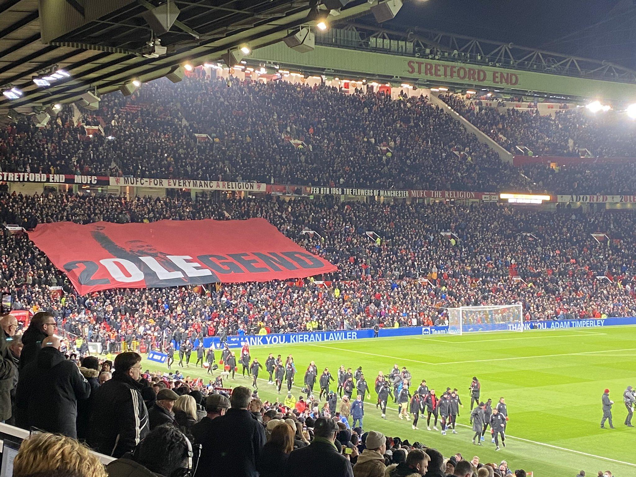 United Journal On The Stretford End Showing Their Love