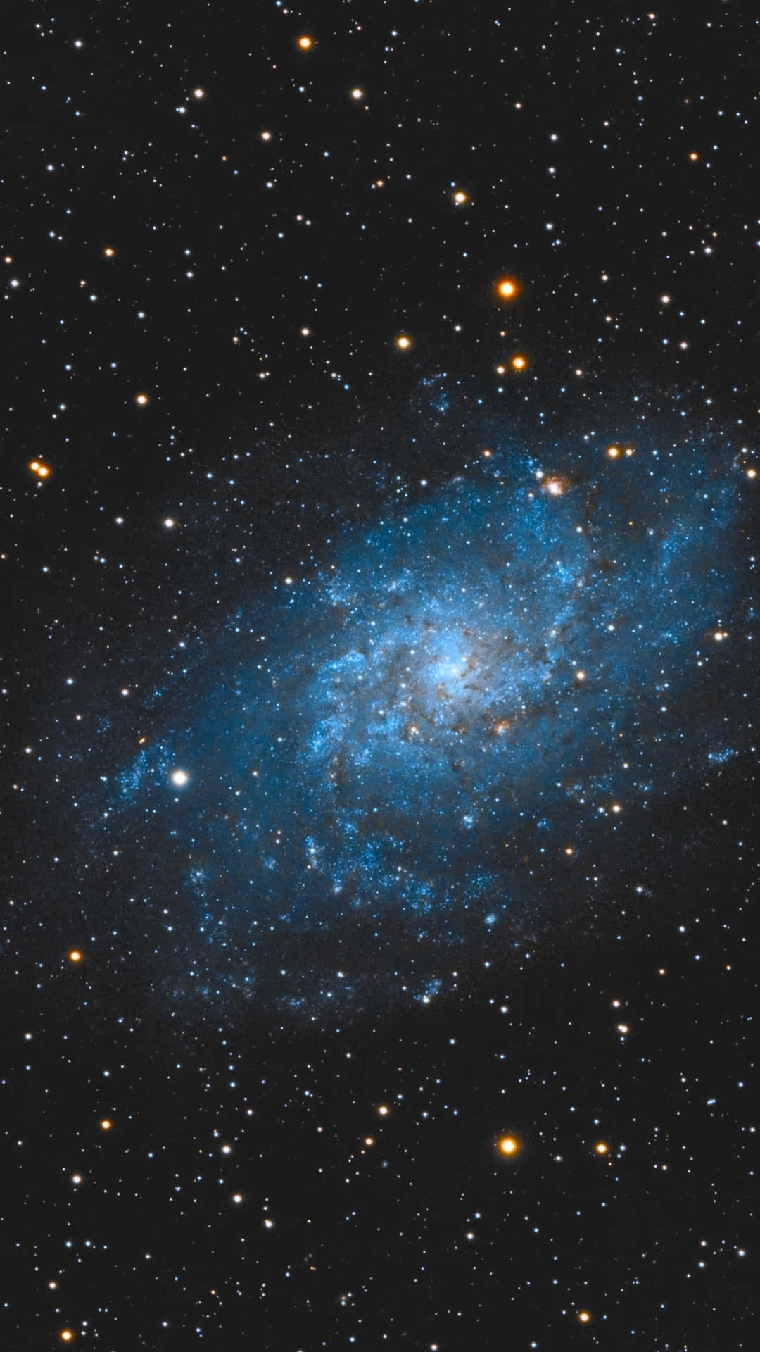 Blue Galaxy iPhone Wallpaper