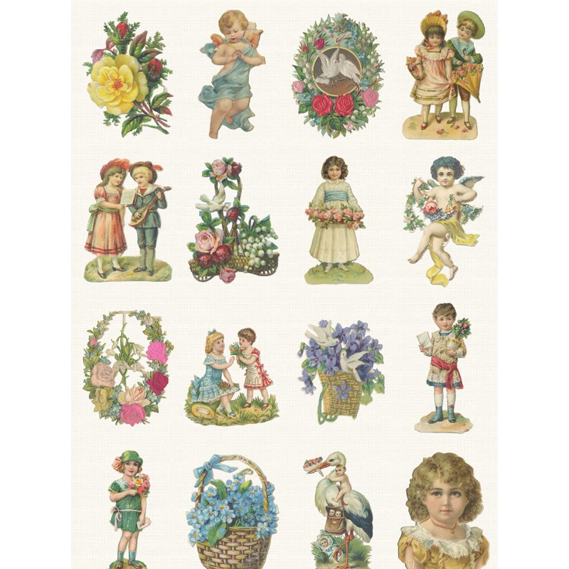 Free download scraps wallpaper 120 00 product code vintage scraps