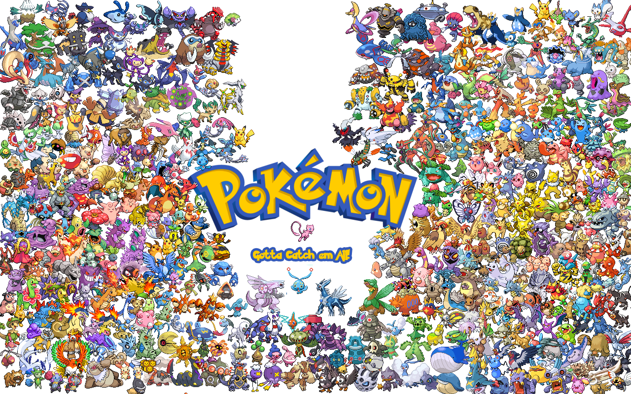 Pokemon Together Wallpaper Dektop Background Png
