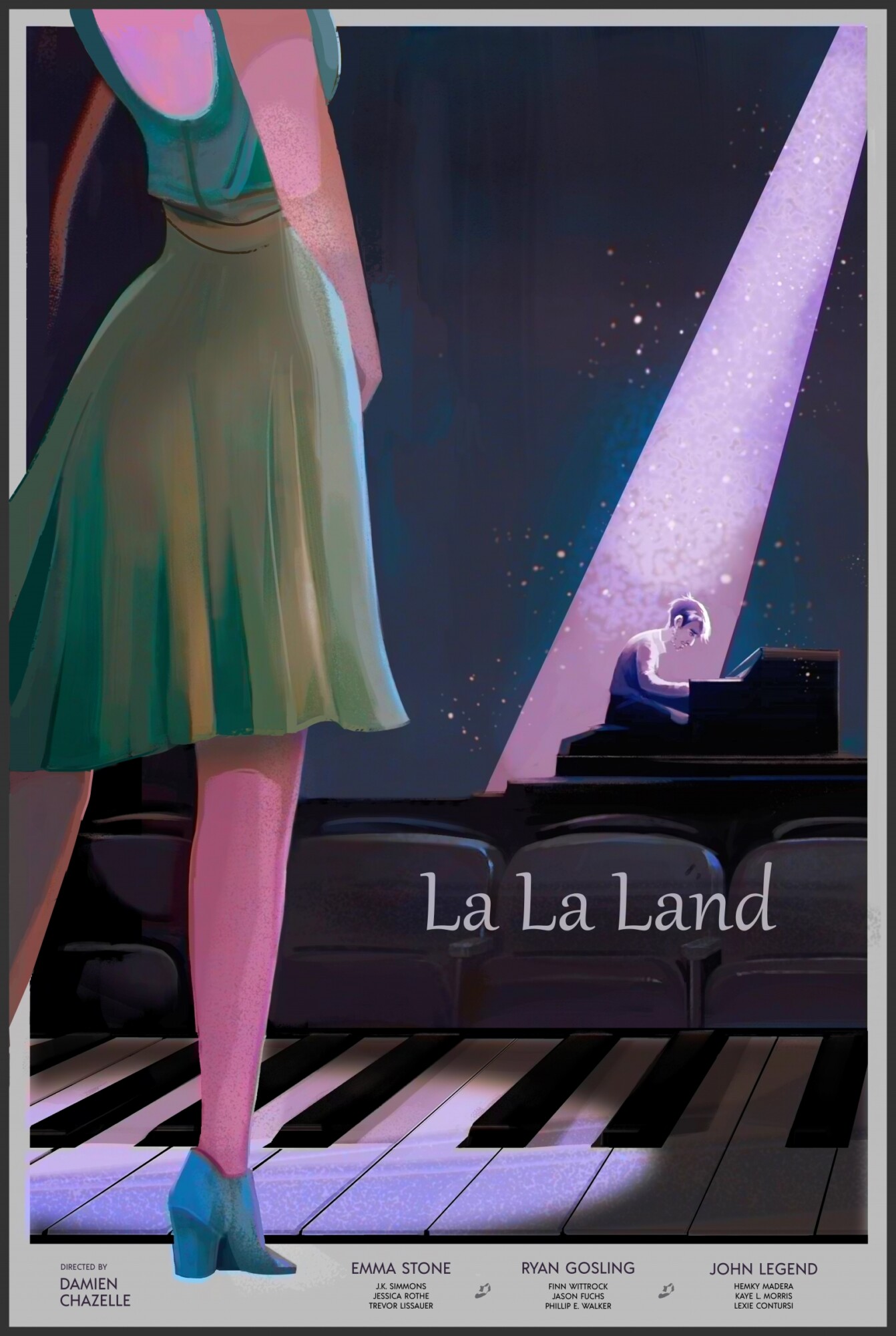 Poster La Land Wallpaper