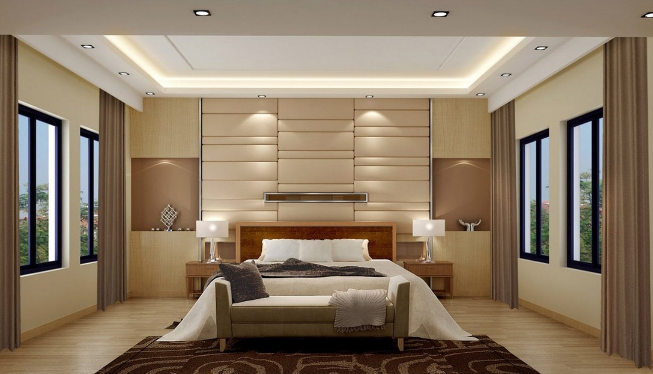 Modern Bedroom Main Wall Design Ideas 3d House