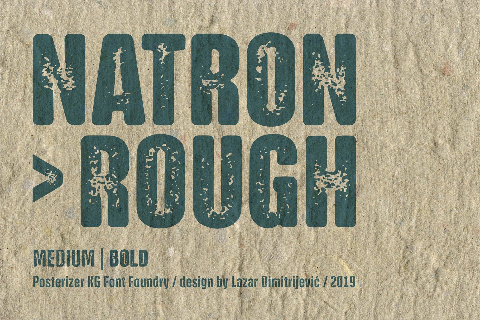 Natron Rough By Posterizer Kg On Creativemarket Creative Market