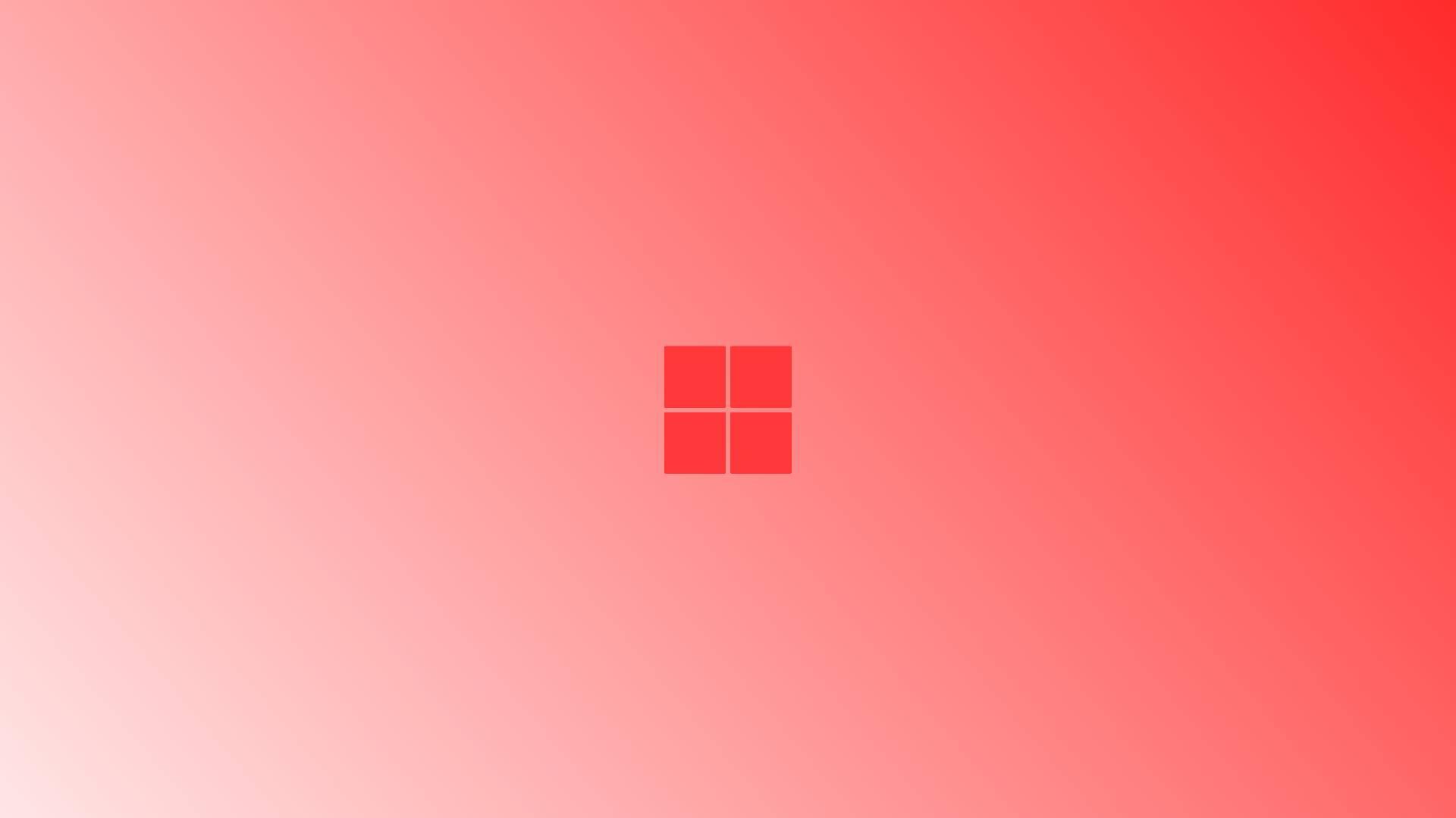 Windows Red Wallpaper By Ish4n72