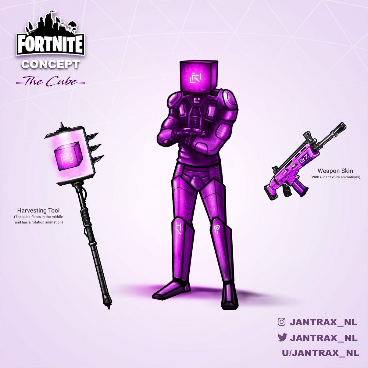 Kevin The Cube Concept Art Characters In Gaming