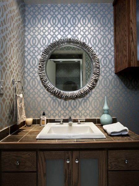 Bathroom Wallpaper Beautiful Homes Design 449x600