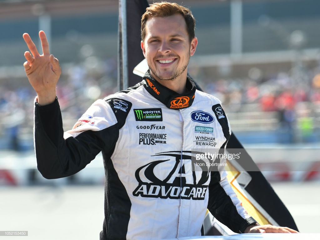 Trevor Bayne Roush Fenway Racing Ford Fusion Advocare Rehydrate