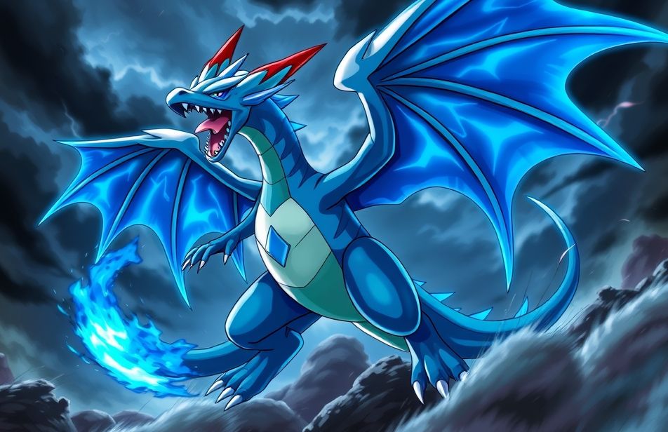 Pokemon Mega Charizard X Wallpaper
