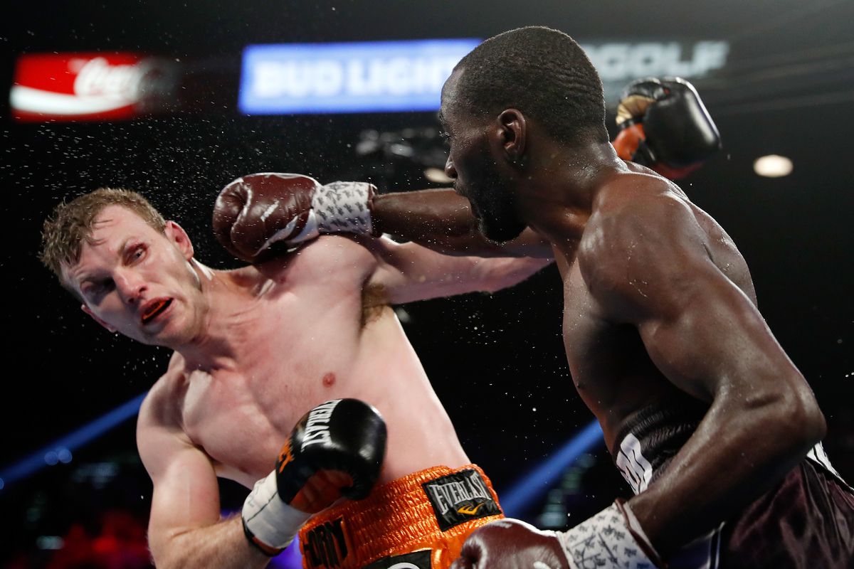 Video Terence Crawford Batters Jeff Horn Stops Him In Round