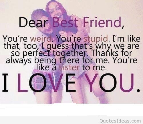 Best Friends Image Quotes Sayings And Cards HD Wallpaper