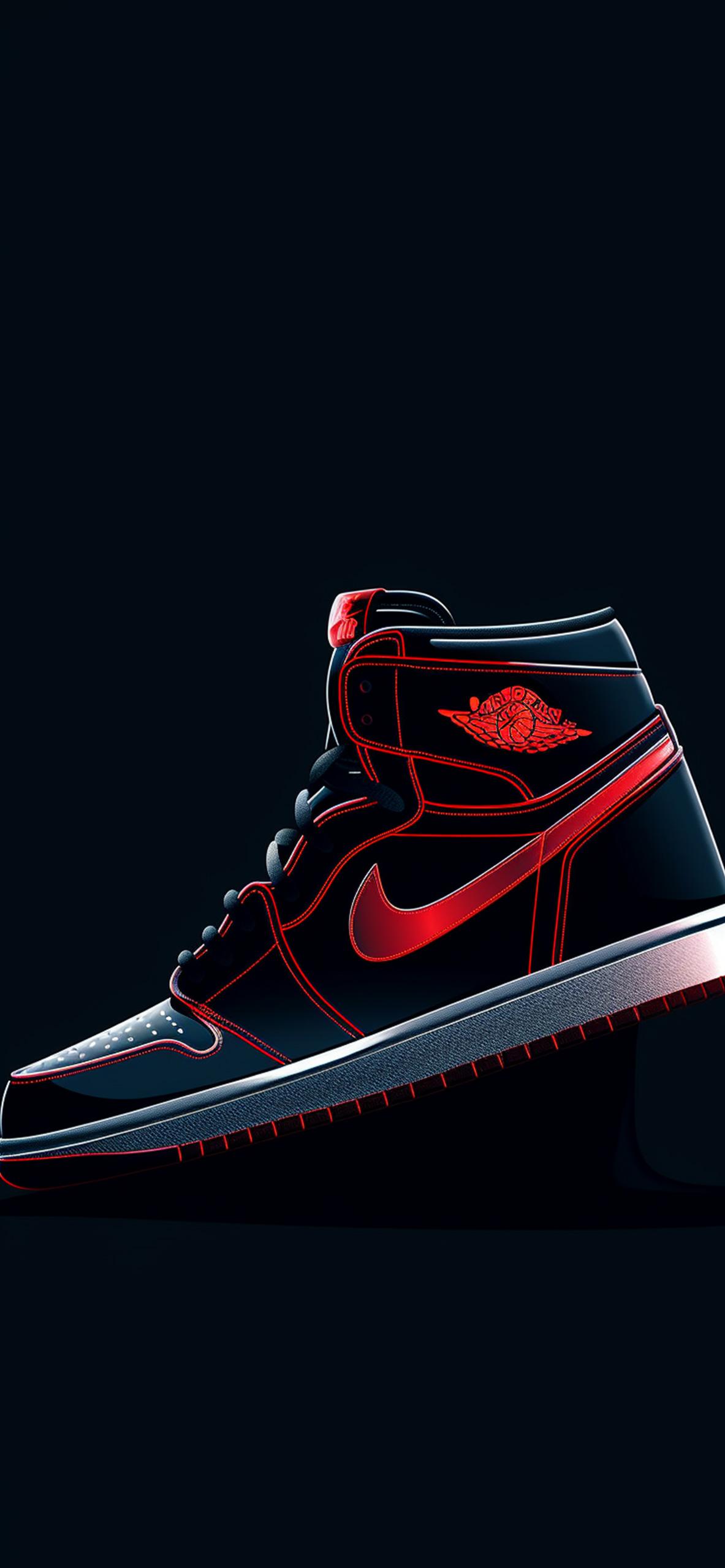 Nike Air Jordan I Dark Wallpaper 4k