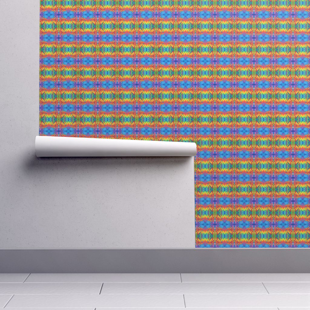 Rainbow Fizzies Wallpaper Just Spoonflower