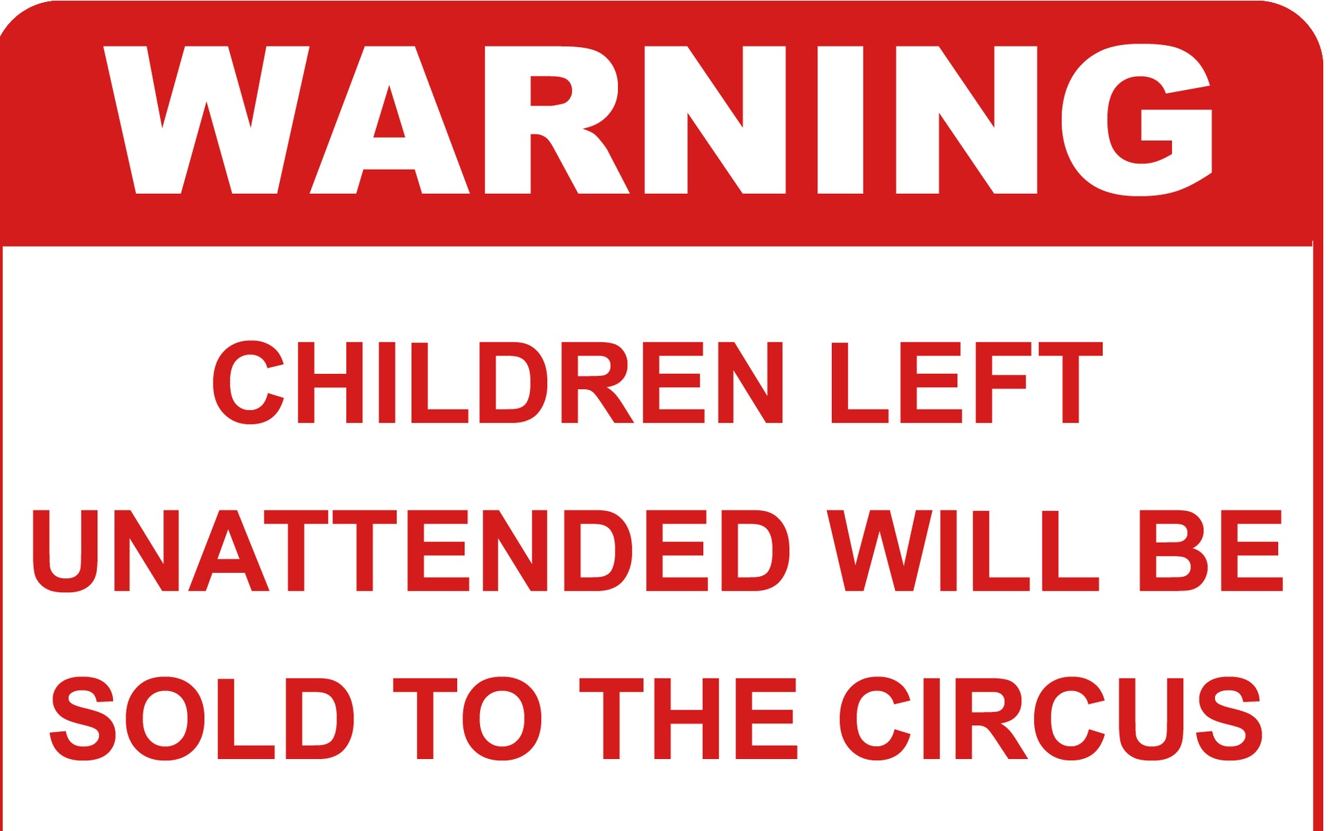 Funny Warning Signs Wallpaper