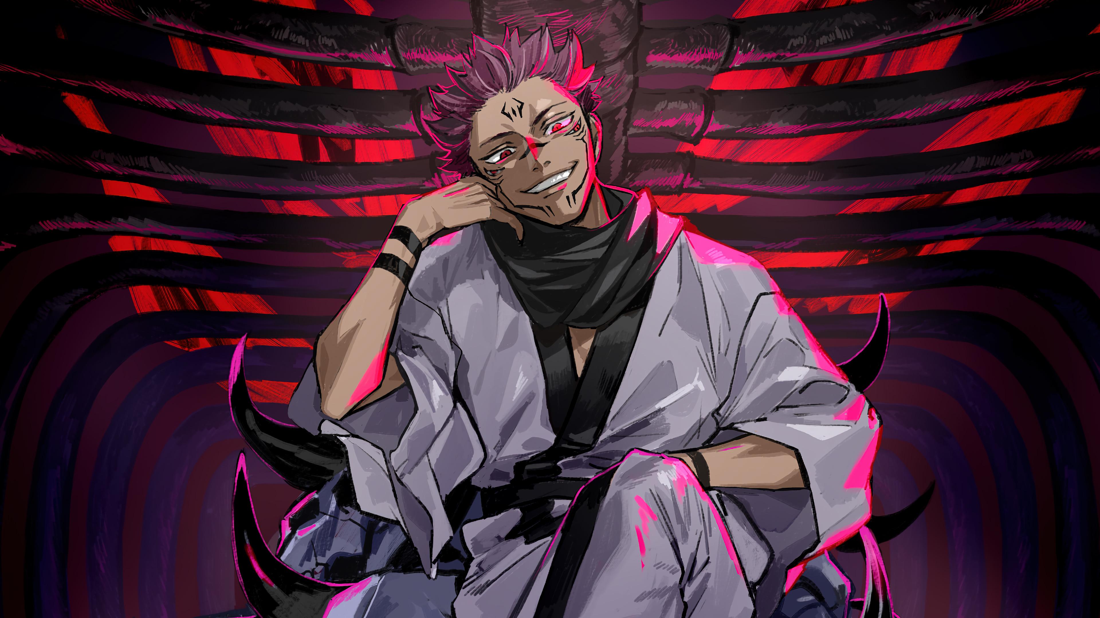 Jujutsu Kaisen Sukuna Wallpaper 4k