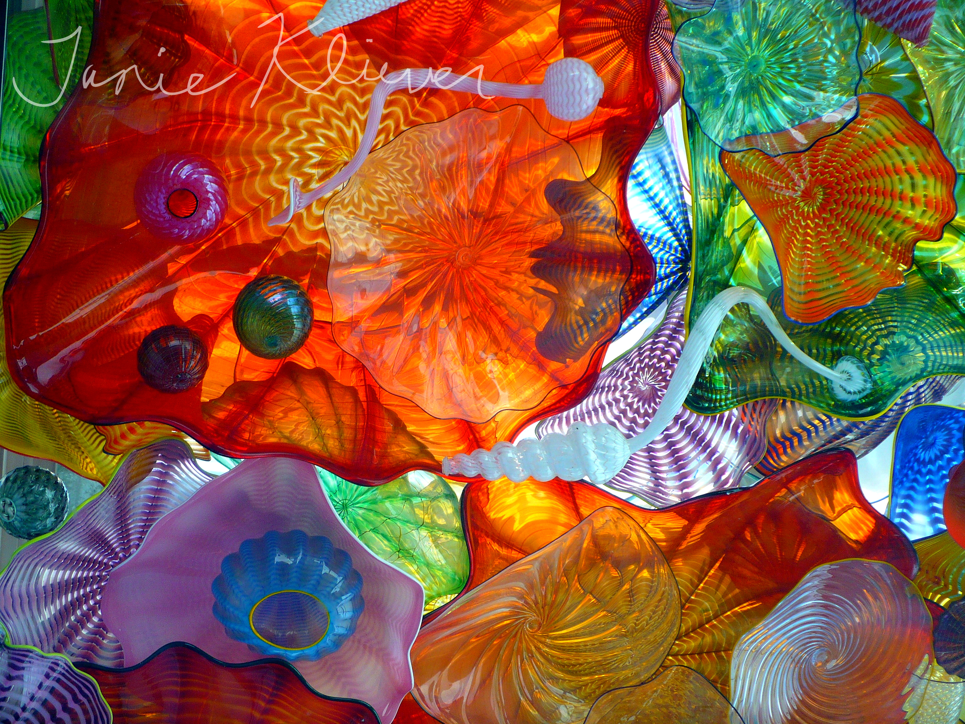 Dale Chihuly Blown Glass From The Bridge Of Taa Wa