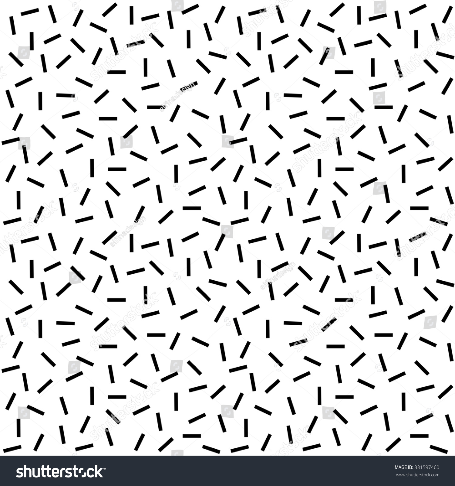 Abstract Dash Pattern Vector Memphis Style Stock Royalty