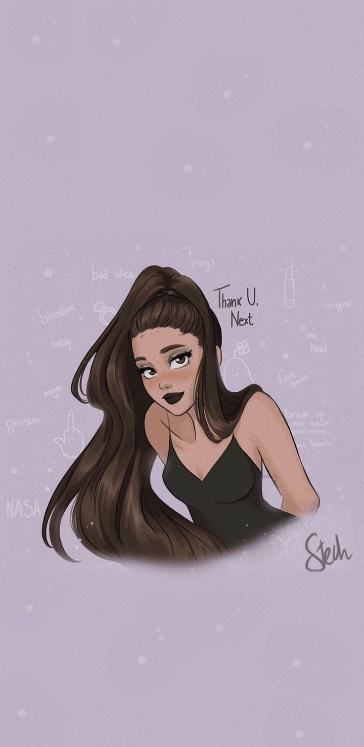 Ariana Grande 18x24 In. Original Drawing - Etsy