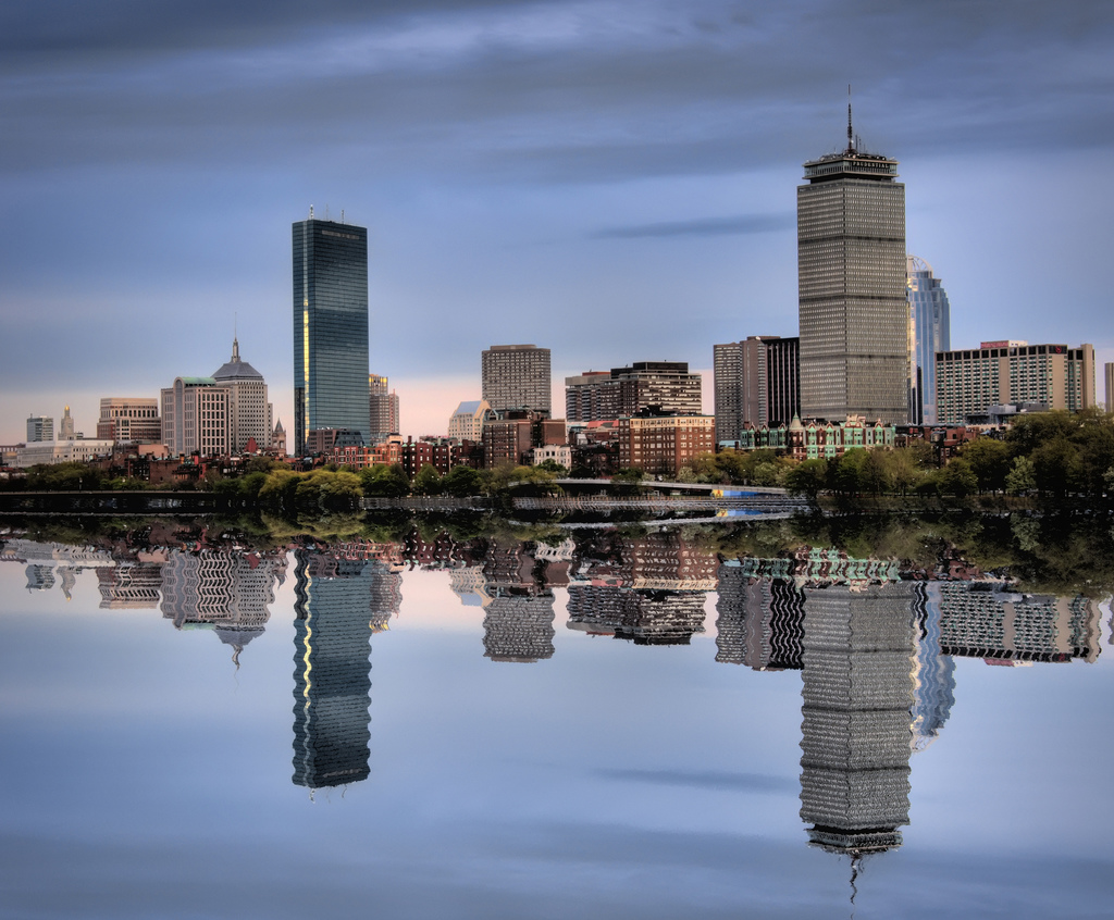 Captivating Image Of The Great City Boston Skyline HDr