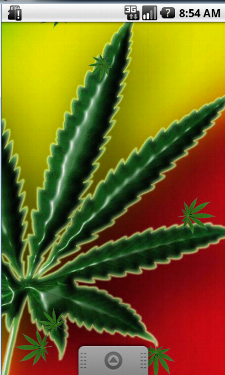 Amazing Weed Live Wallpaper Falling Leafs Of Onto Your Screen