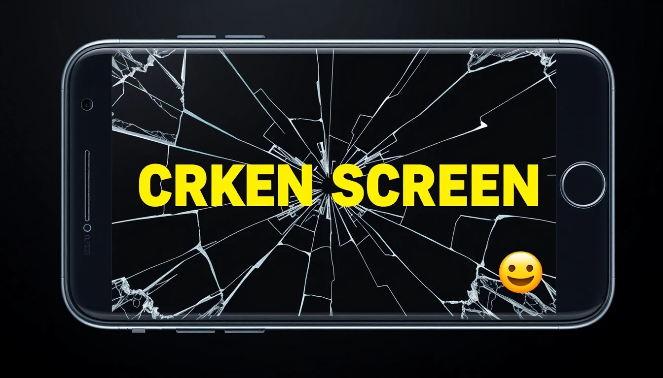 Broken Screen Prank Wallpaper