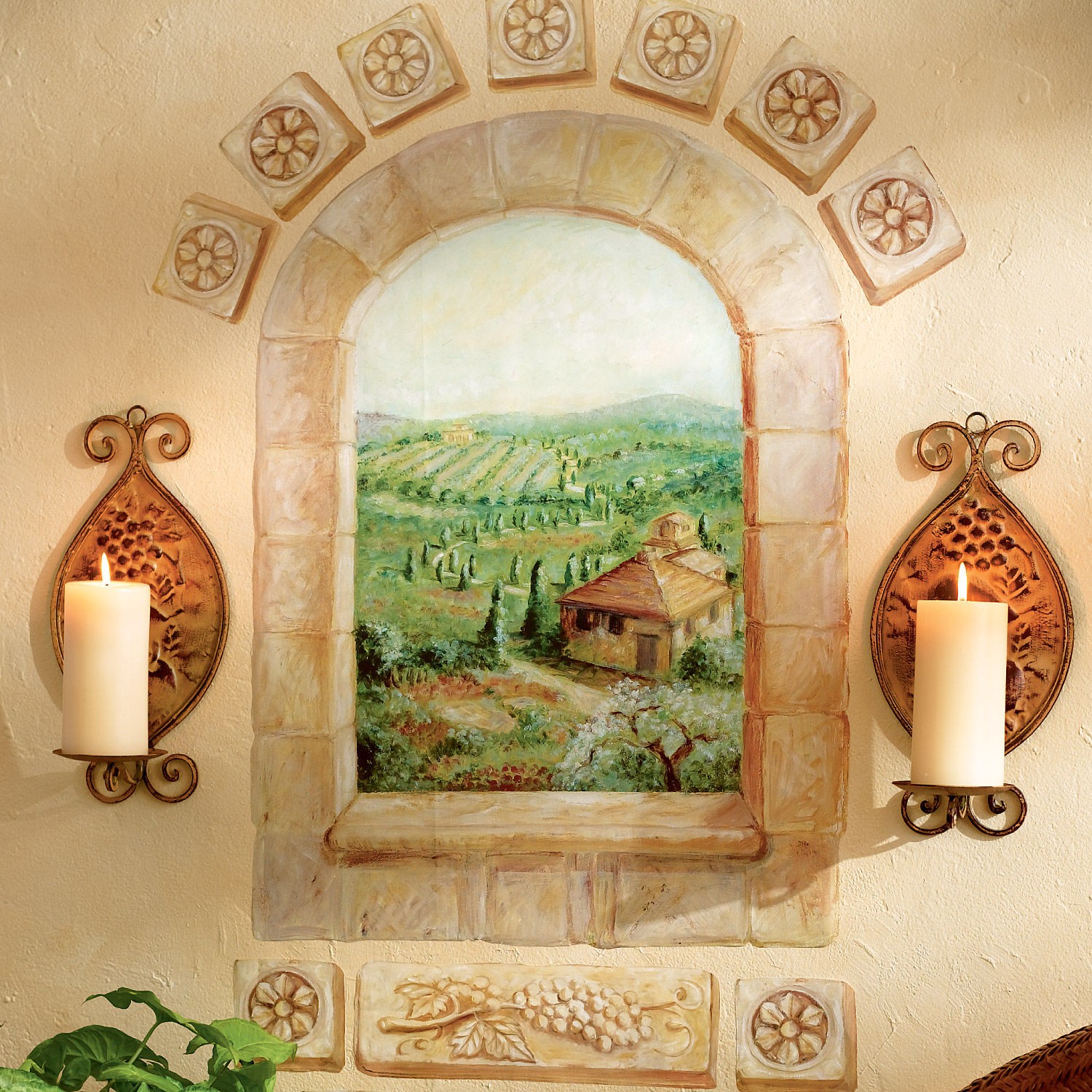 Wallies Tuscan Window Wallpaper Mural