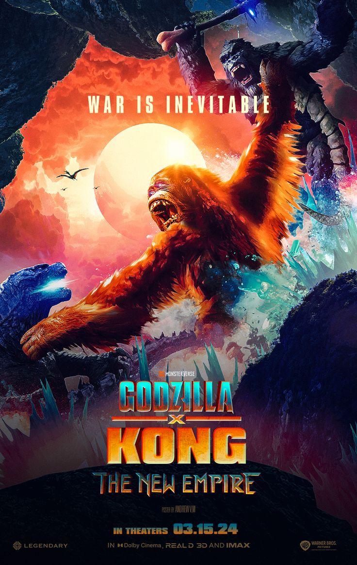 Godzilla X Kong The New Empire Poster En Pelicula De