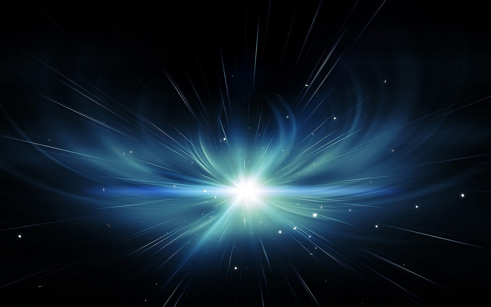 Light Explosion In Space Wallpaper