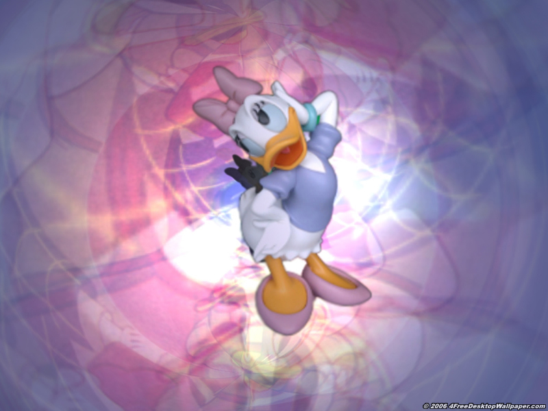 Disney Animal Daisy Duck Wallpaper