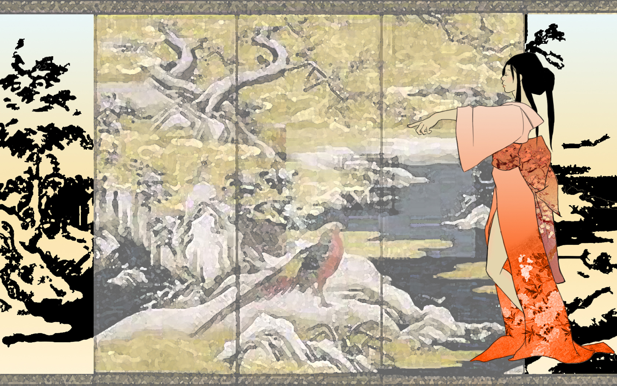 Oriental Puter Wallpaper Desktop Background Id