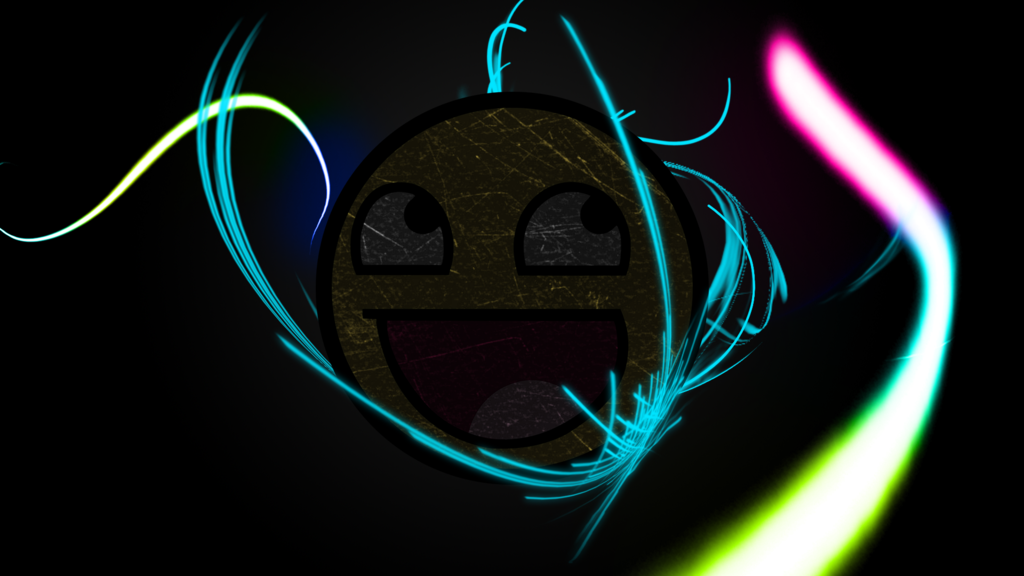 Awesome Smiley Wallpaper By Slendyshad0wartist