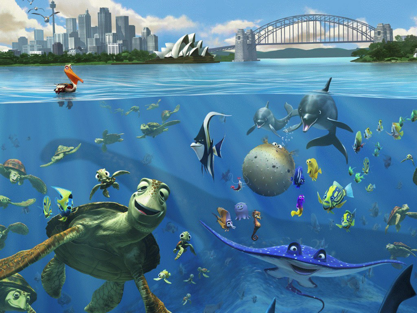 Finding Nemo 3d Movie Poster HD Wallpaper High Resolution Background