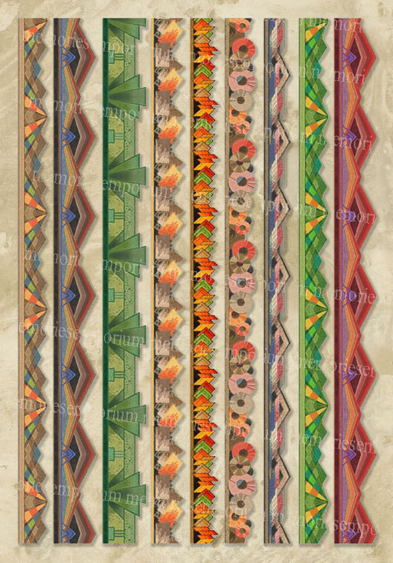 Art Deco Strips Borders Wallpaper Patterns 1920s 20s Twenties DIY
