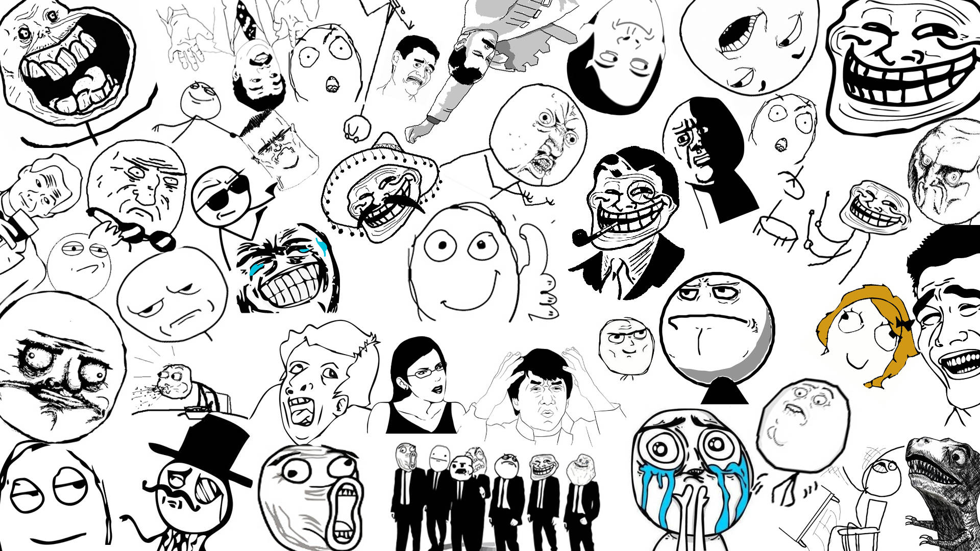 Meme Faces Wallpaper