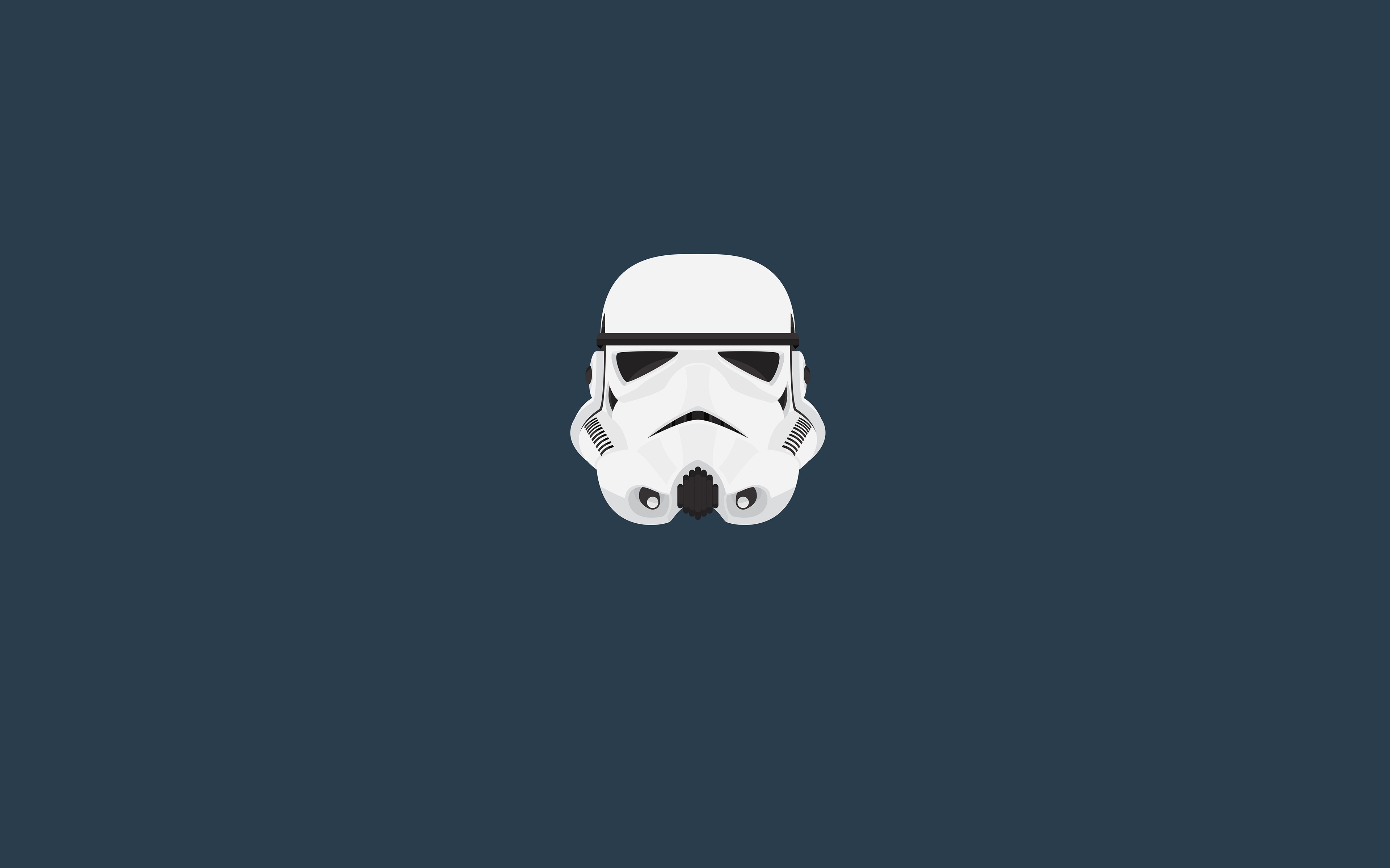 Stormtrooper Star Wars Minimalism Helmet Wallpaper HD