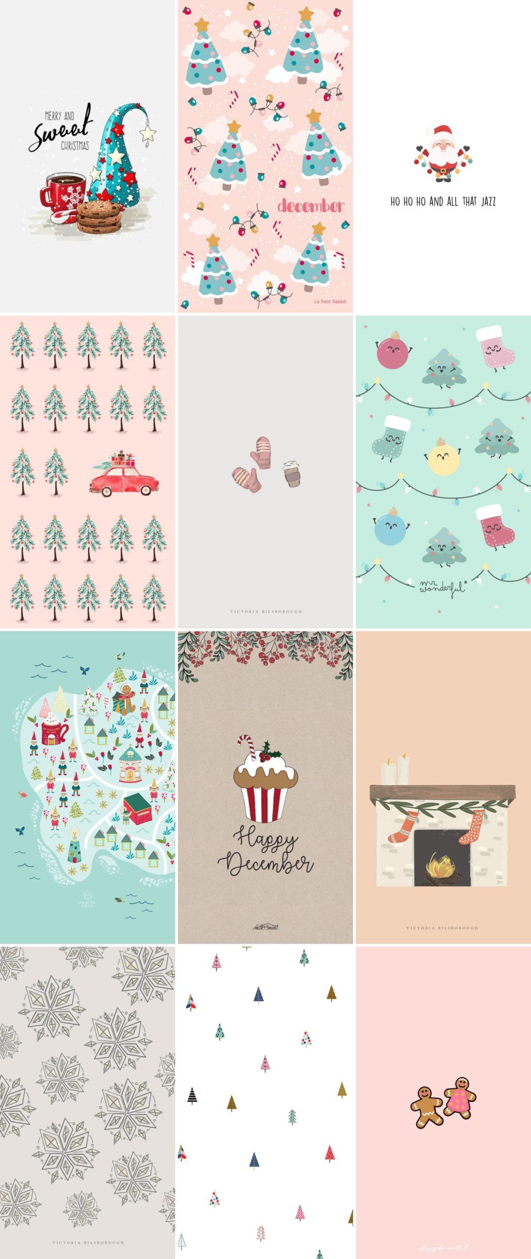 Christmas Themed Phone Wallpaper For The Festive Season