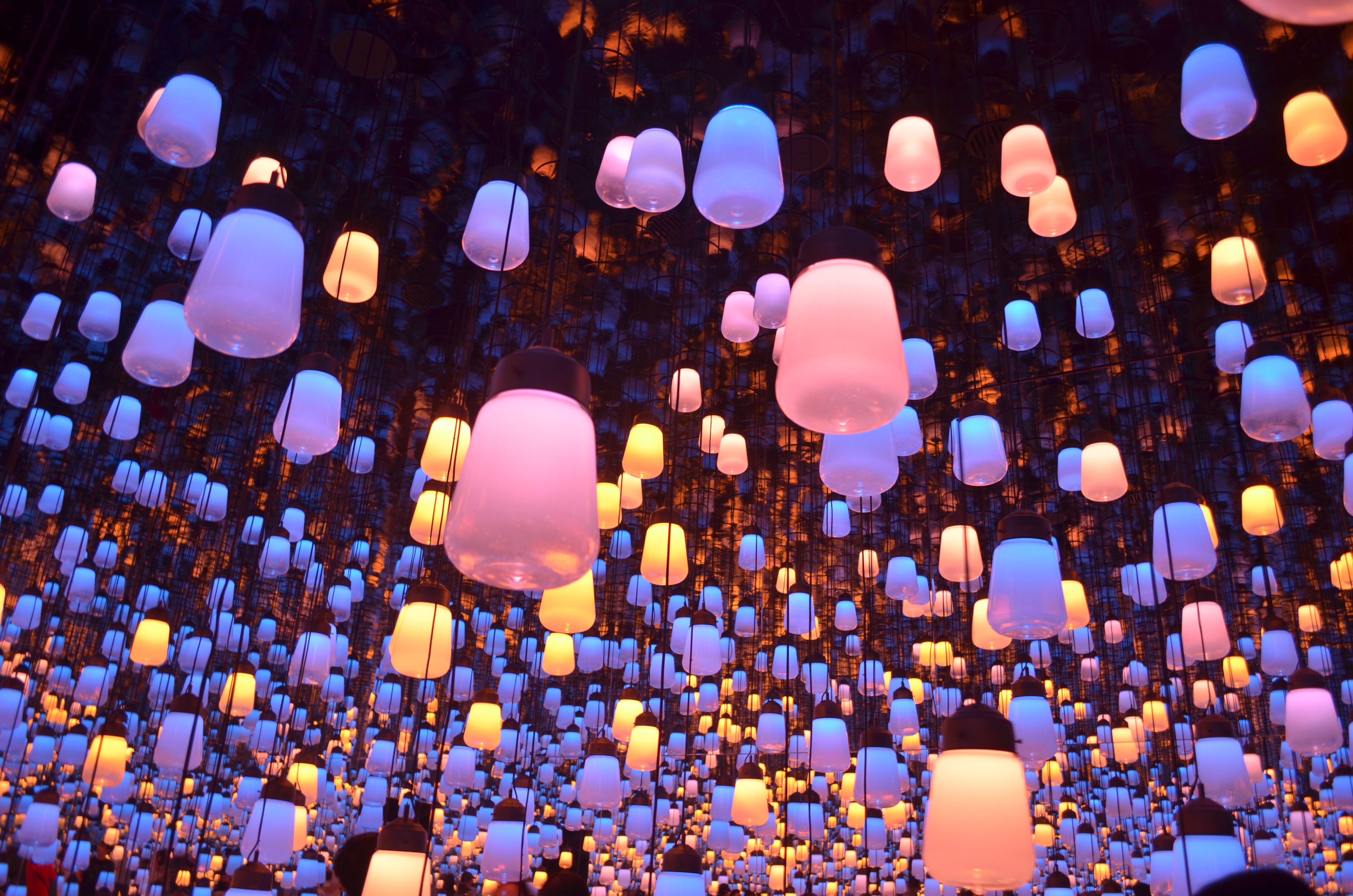 Wallpaper Lanterns Lighting Exhibition