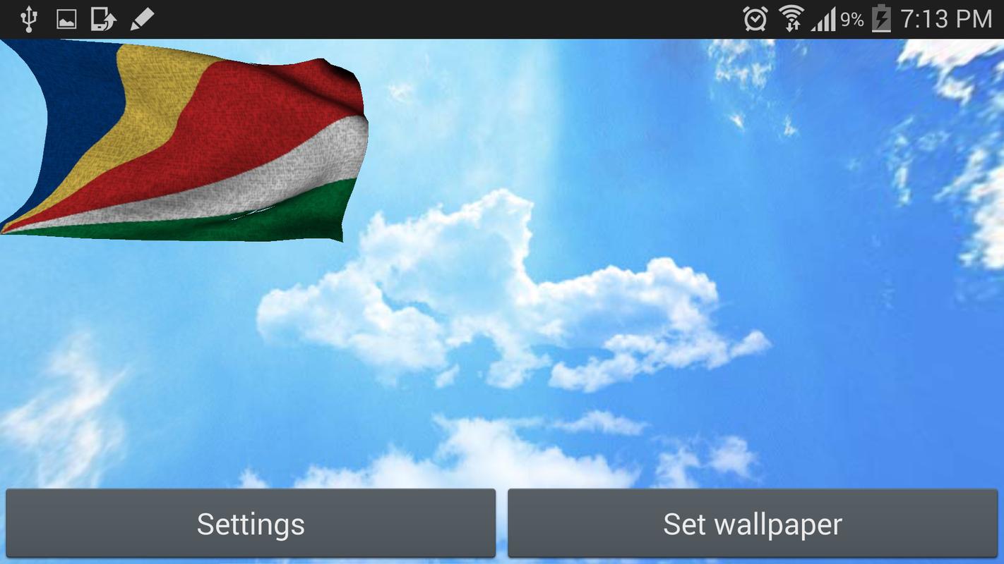 Seychelles Flag 3d Wallpaper For Android Apk