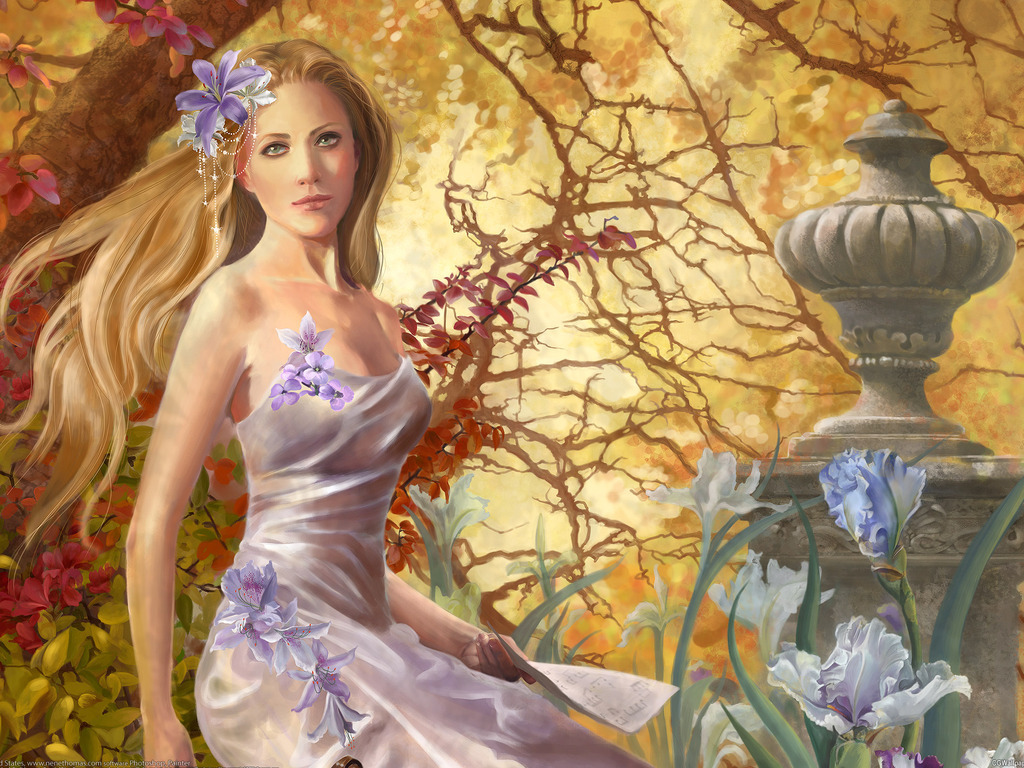 Fantasy Image Lady HD Wallpaper And Background