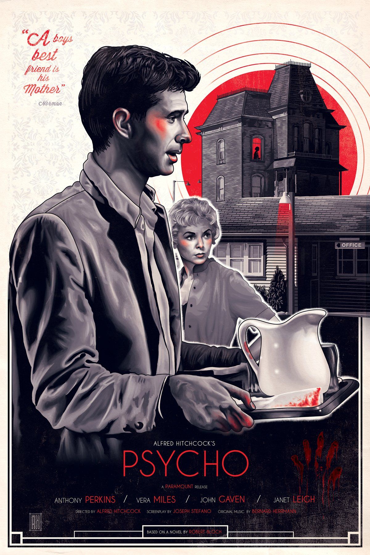 Psycho HD Wallpaper From Gallsource Films Movie