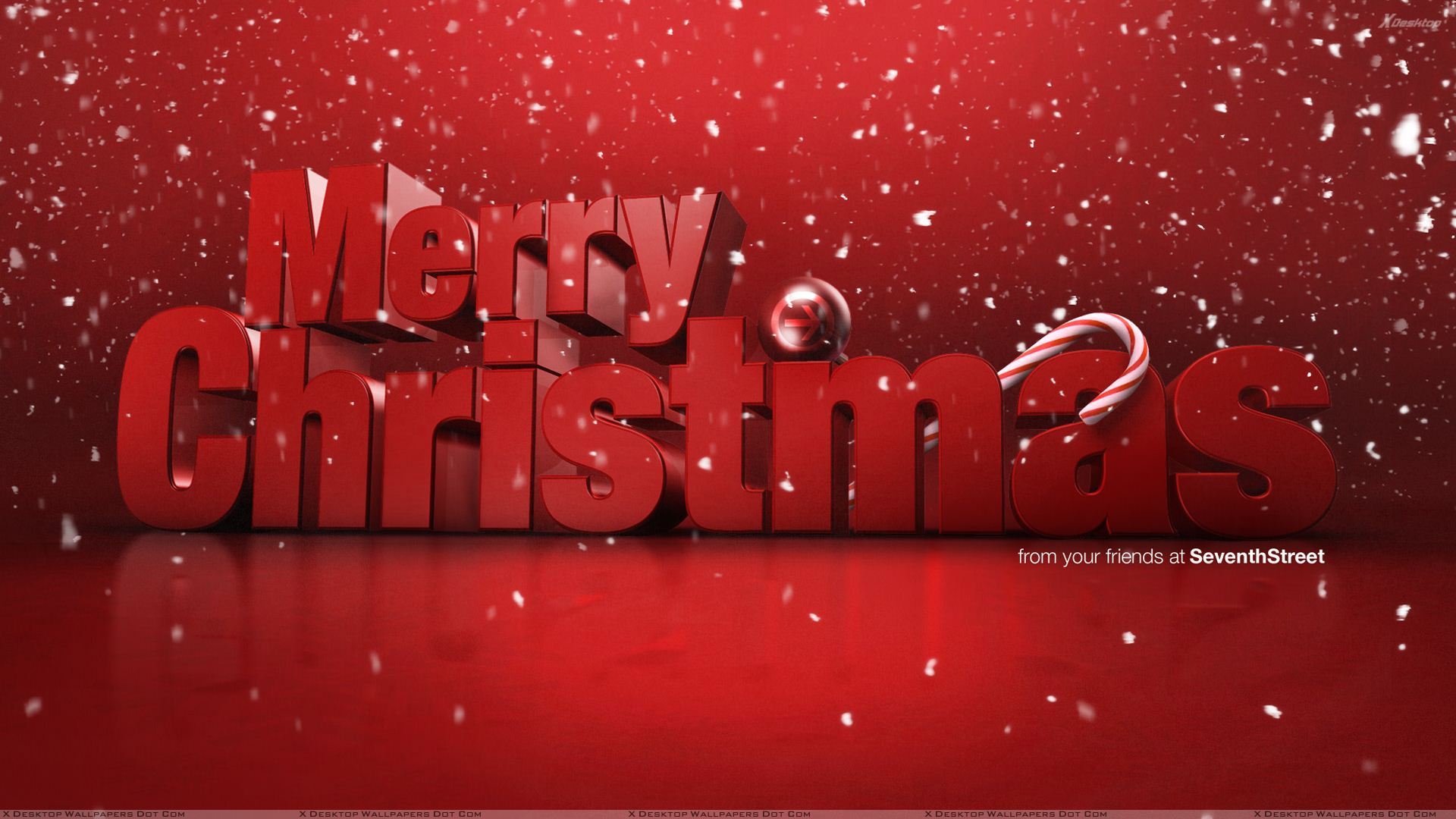 Red Christmas Background Wallpaper Background