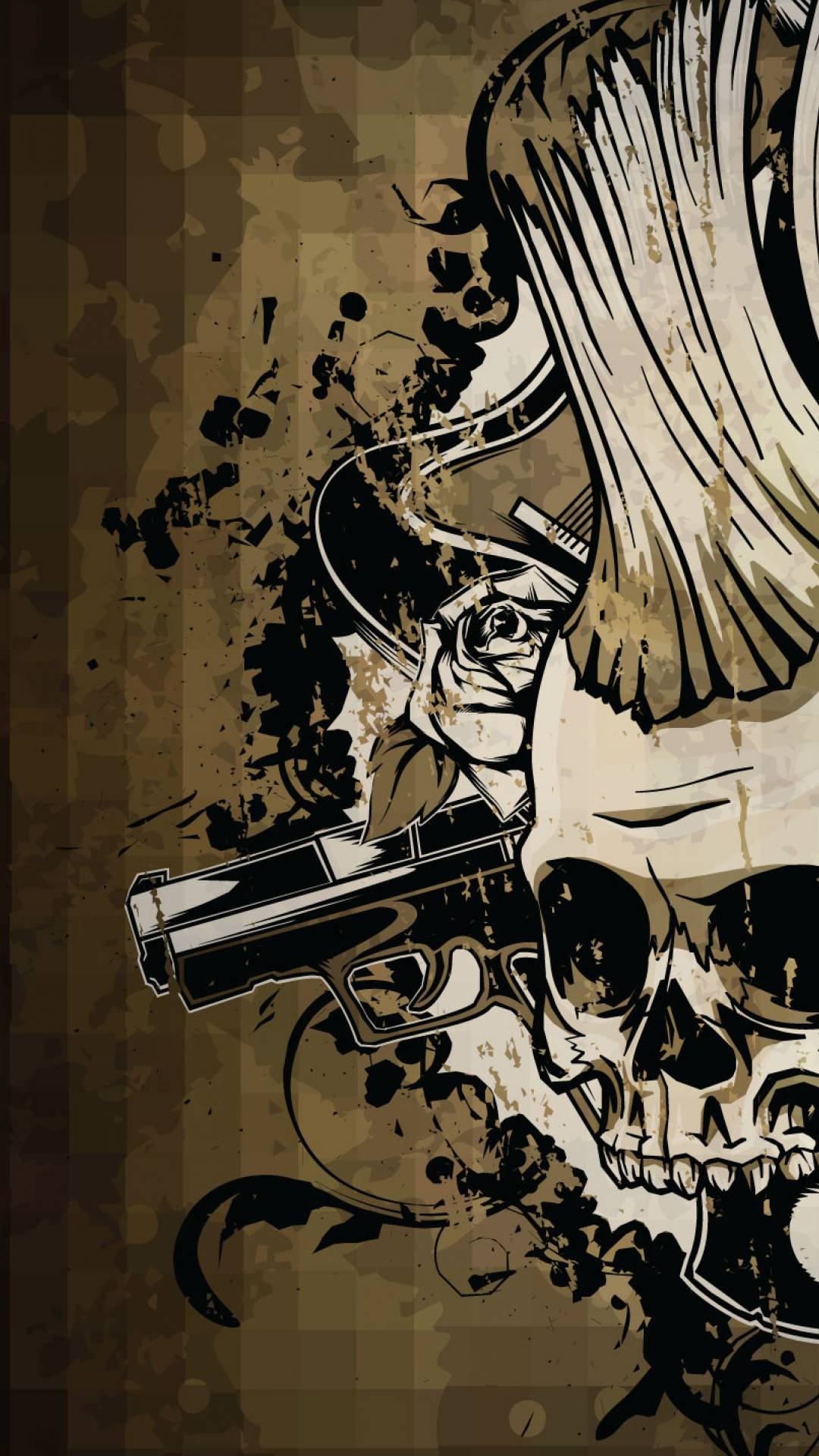 free download htc htc one wallpapers brown skulls n guns android wallpapers 1080x1920 for your desktop mobile tablet explore 46 android n wallpapers android central wallpaper best free wallpapers free download htc htc one wallpapers