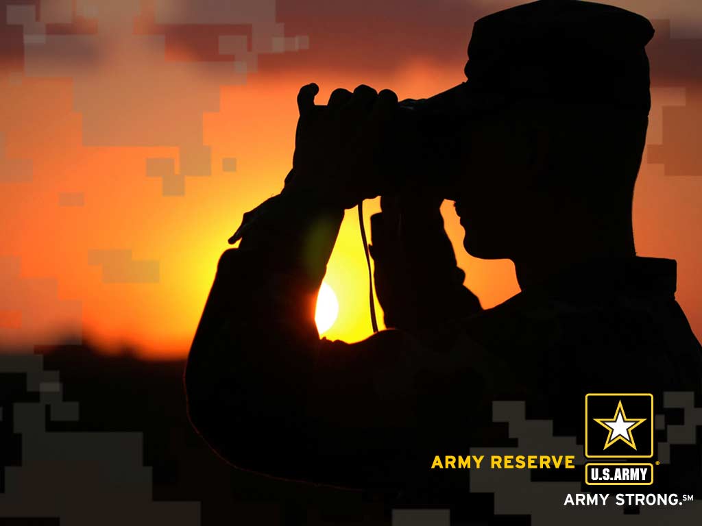 Army Reserves Sunset Wallpaper