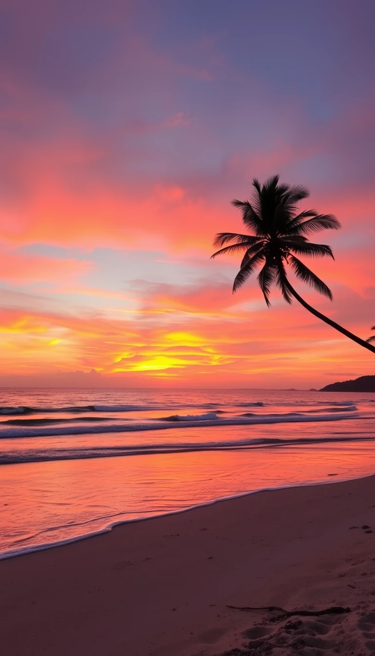 Sunset Beach Wallpaper